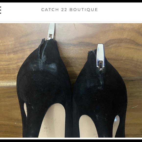 Gianvito Rossi Black Suede Booties sz 38.5 (US 8) - Picture 5 of 8